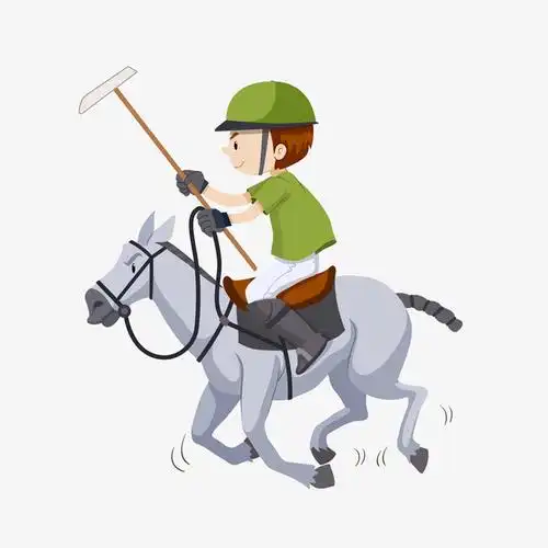 马术运动的男孩免抠素材