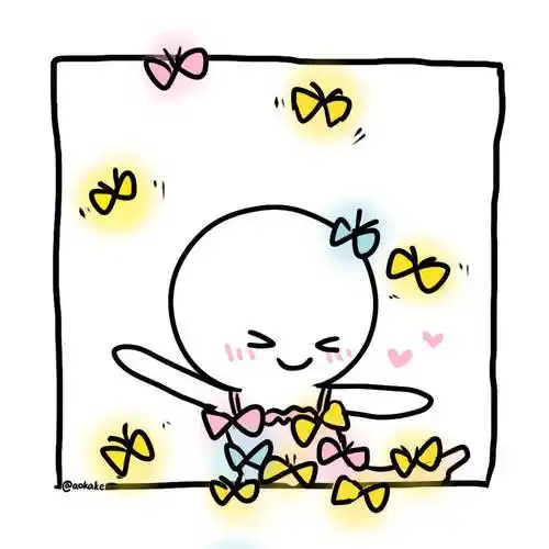 简笔白色小人情头情侣头像卡通可爱卡哇伊楼上楼下系列