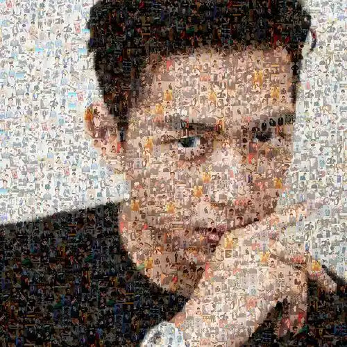 失恋博物馆创意马赛克照片拼图相框女朋友个性定制生日创意礼品