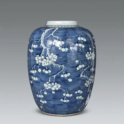 【青花冰梅花纹罐】拍卖品_图片_价格_鉴赏_现当代及其它瓷器_雅昌