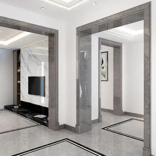 仿大理石材入户门套包边线条阳台垭口门框门边造型装饰飘窗套瓷砖