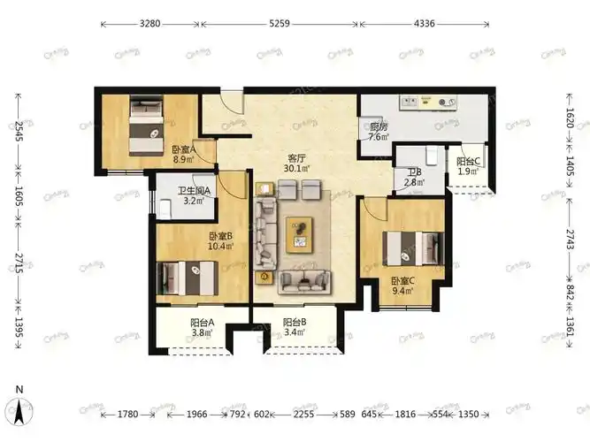 新城朗隽大都会(一期朗誉)笔记,中央公园,新城朗隽大都会(一期朗誉)