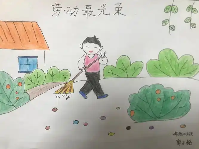 "以梦为犁 ,乐此不疲"-武城县实验小学五一劳动最光荣绘画展
