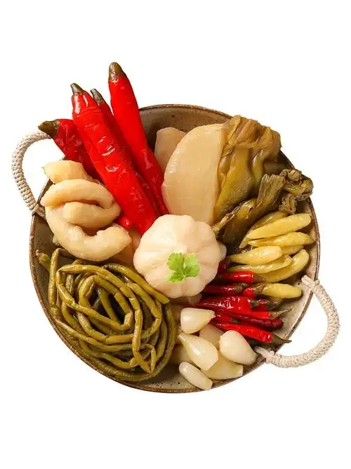 四川泡菜农家正宗自制新繁泡豇豆泡仔姜泡椒小米腌制