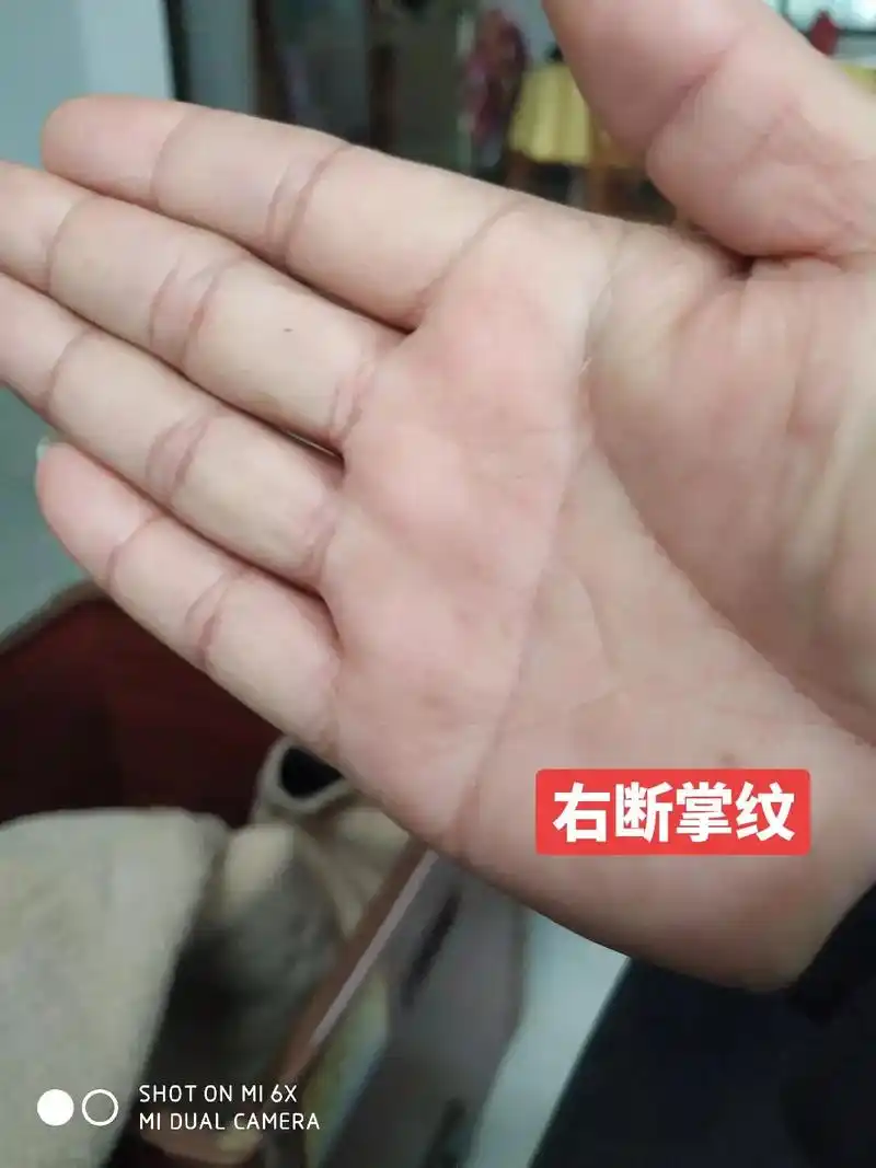 图文 #断掌纹也叫断手板,好坏谁也说不清, - 抖音