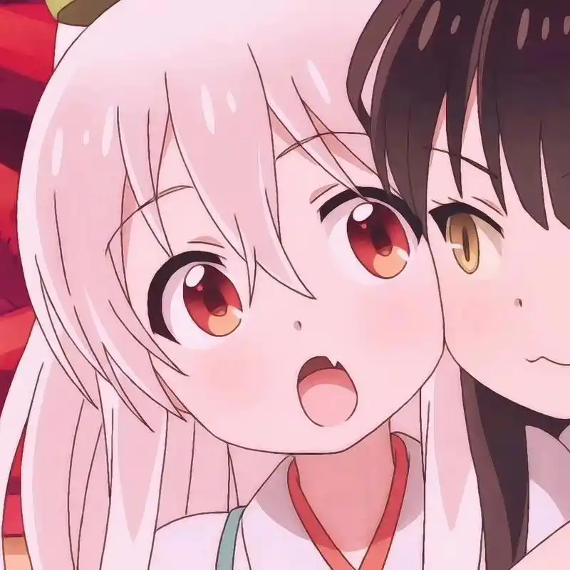 动漫高清可爱闺蜜女生头像
