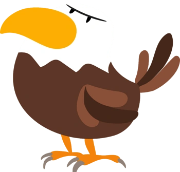 卡通老鹰素材大鸟