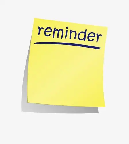 矢量便签reminder