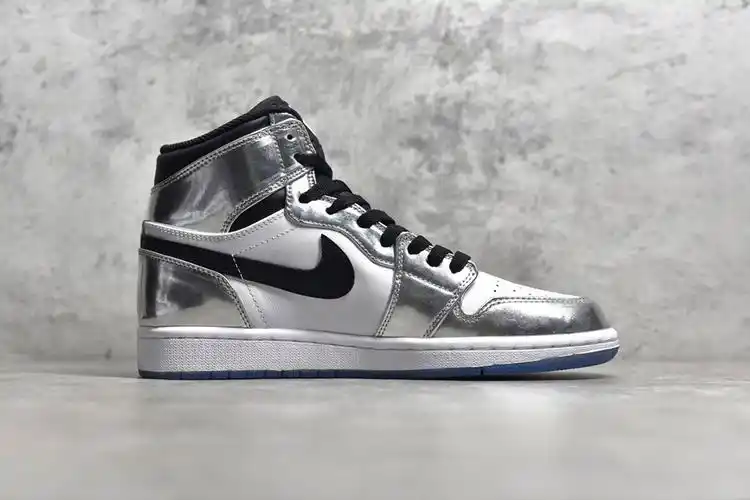aj1伦纳德airjordan1passthetorch液态镜面白银电镀篮球鞋aq7476016
