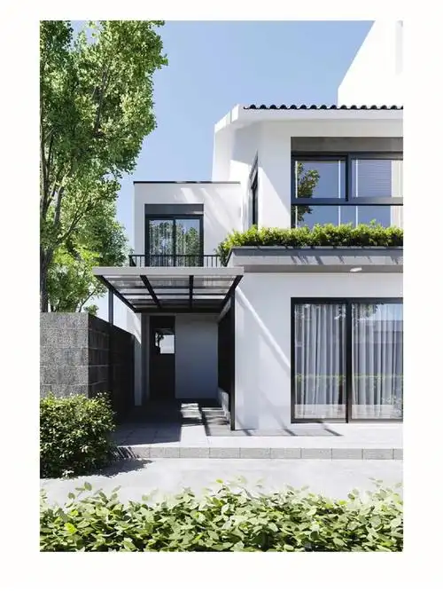 沿街独栋两层小别墅创意个性时尚简约