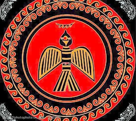 一组彝族图案图片