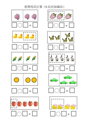 5以内加减法看图列式计算