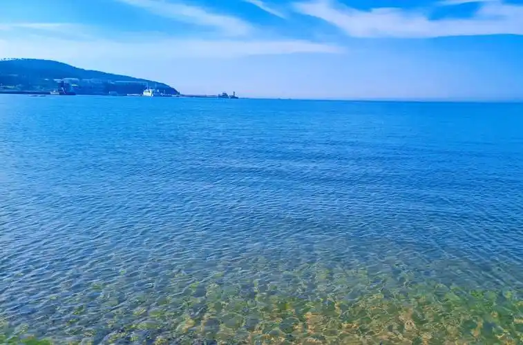 原创大连獐子岛天蓝蓝海蓝蓝想去游玩吗