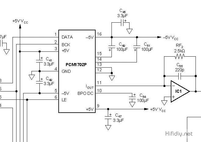 pcm1702贴片能改有直插吗