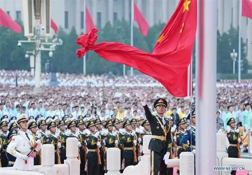a ceremony marking the centenary of the communist party of china