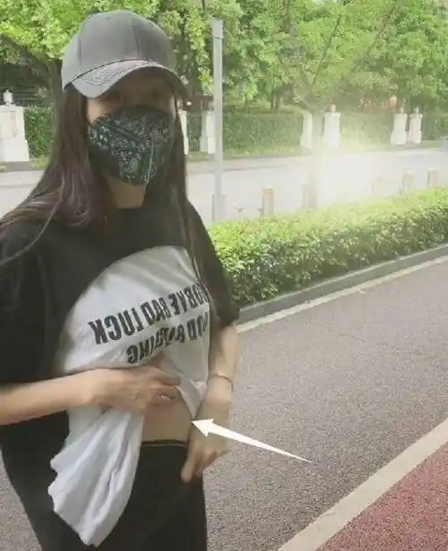 疑似怀上第5胎,蒋丽莎当街扒裤子露出微凸肚子,陈浩民再当爹?