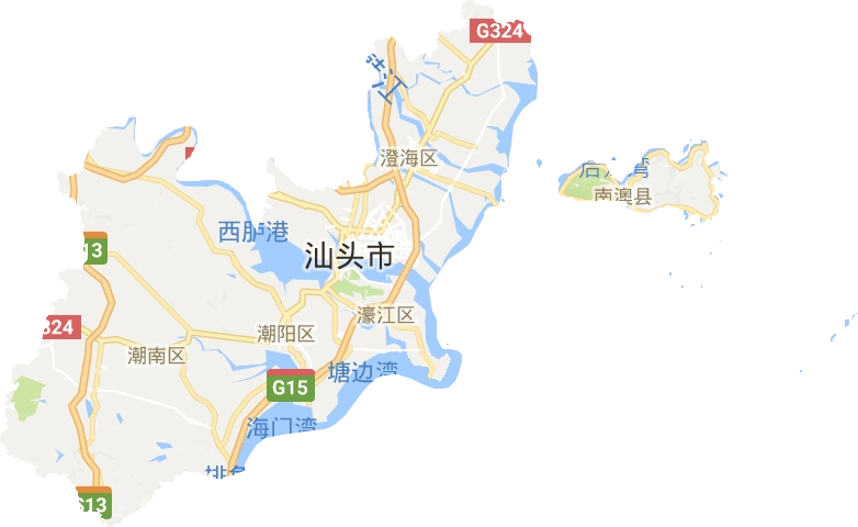 汕头市高清电子地图