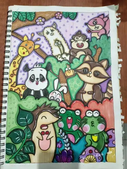 动物世界主题画