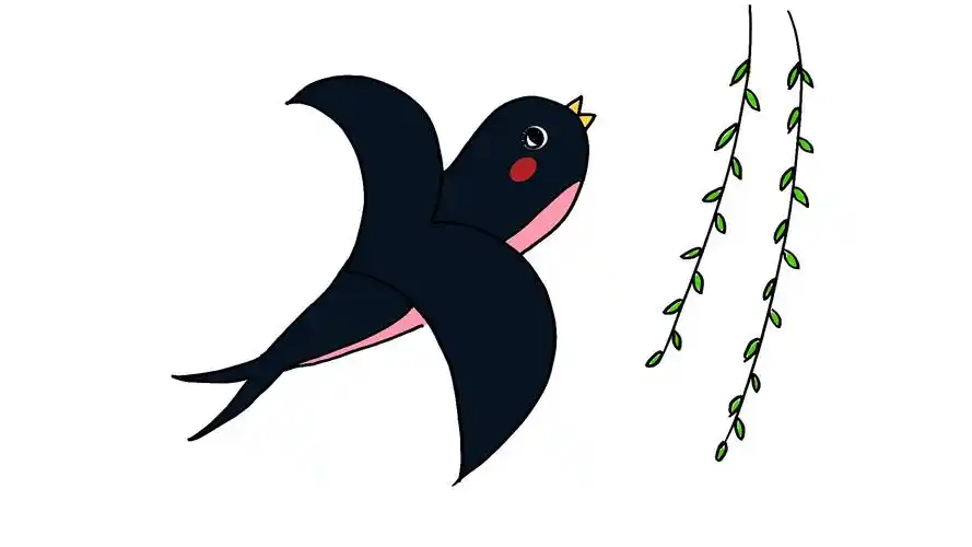 小燕子怎么画简单又好看