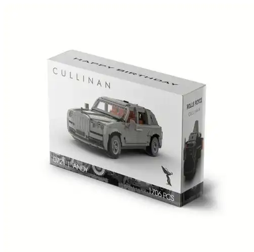 岱高乐劳斯莱斯库里南积木包装定制