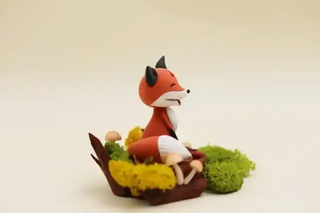 粘土教程丨爱笑的小狐狸