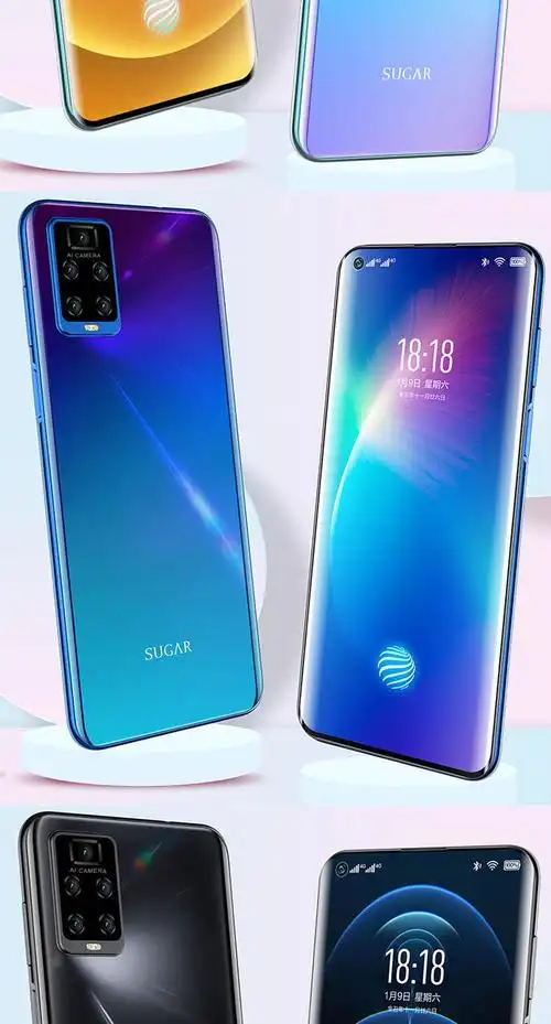 全新手机新款sugar糖果s607英吋八核256gb智能手机人脸指纹学生备用机