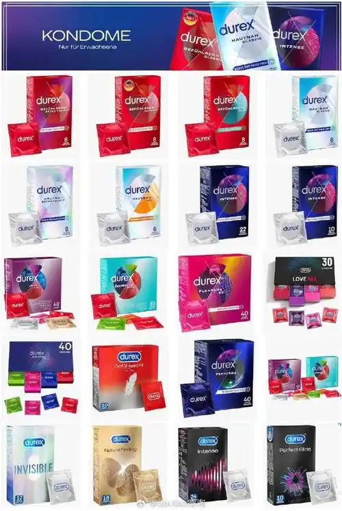 样式杜蕾斯有多少种口味杜蕾斯避孕套包装颜色分辨杜蕾斯避孕套图片