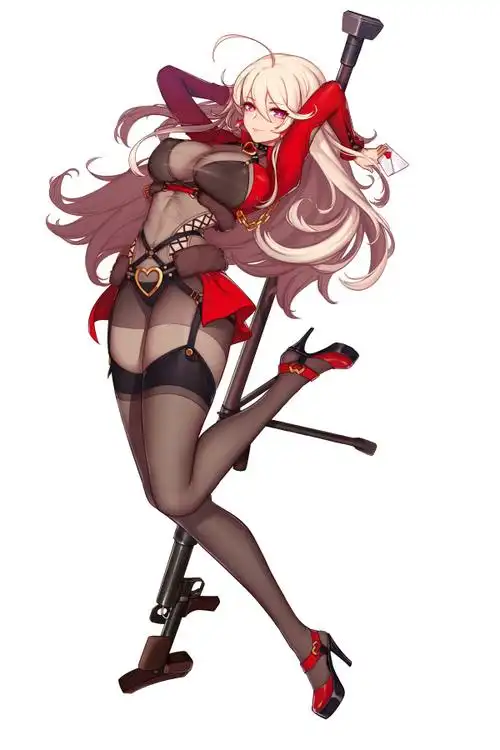 少女前线情人节装扮第一弹ptrd情人节装扮立绘分享