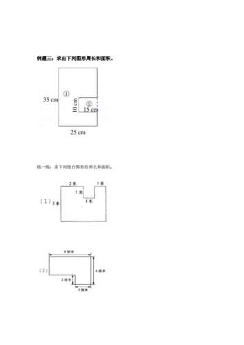 三学年不规则图形求面积.doc