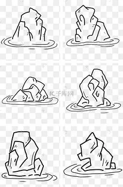 石和落叶古风中国风水墨画私塾先生教学看书汉服古风拿扇子的女子中国