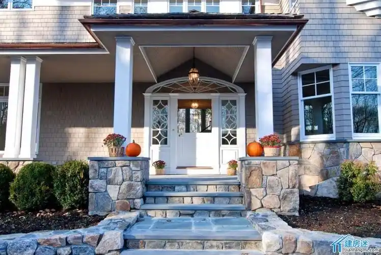 新农村自建房玄关装修效果图,别墅入户玄关装修都可以参考-轻钢别墅_