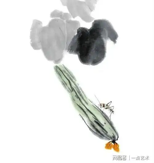 写意丝瓜入门画法