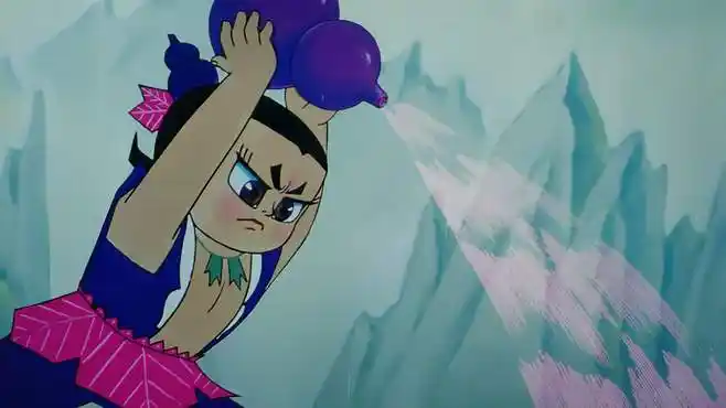 葫芦兄弟:七娃赶紧把蛇精抓走了,不能再让她作乱了,需要封印了