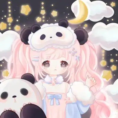 卡通头像女可爱q版(60张)