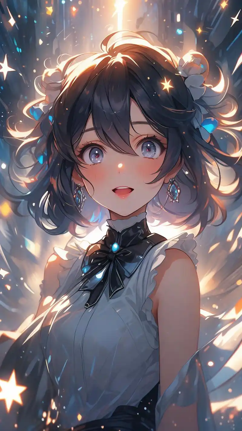 二次元脚踩屏幕星星壁纸90