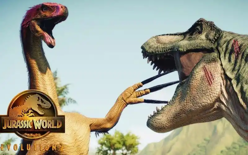 镰刀龙 vs 霸王龙- 侏罗纪世界进化2 | 史前生命 [4k]