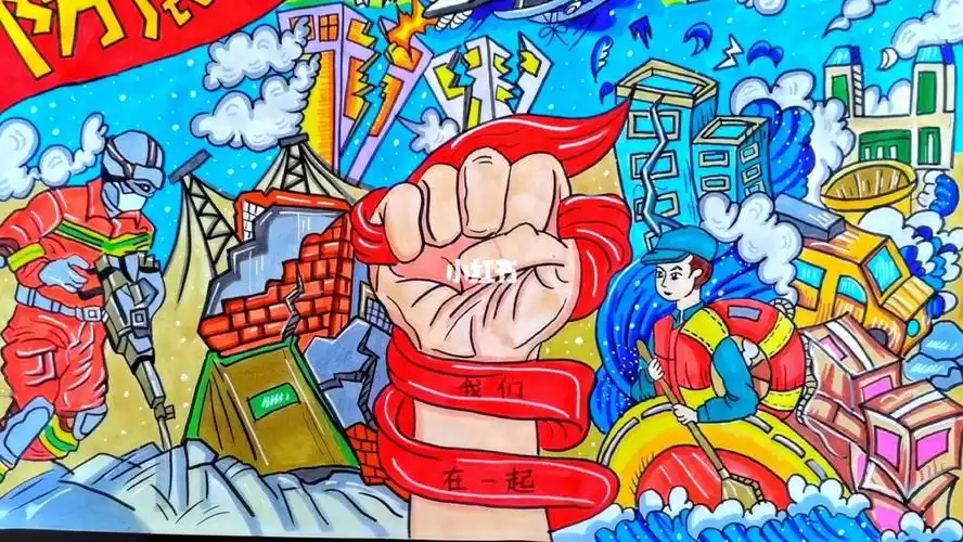 防震减灾绘画代画私信