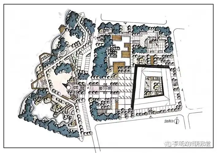 景观讲堂03快题解析滨水绿地城市广场