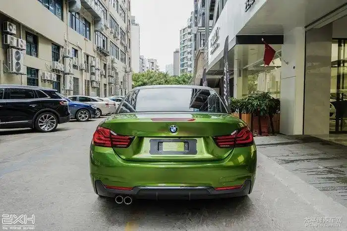 宝马4系敞篷改颜色男生都喜欢的曼巴绿来袭