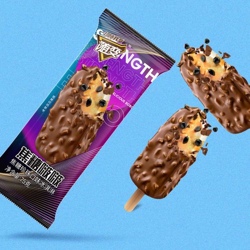 蒙牛变焦糖啵珍珠口味冰淇淋巧克力脆皮棒冰雪糕冰淇淋