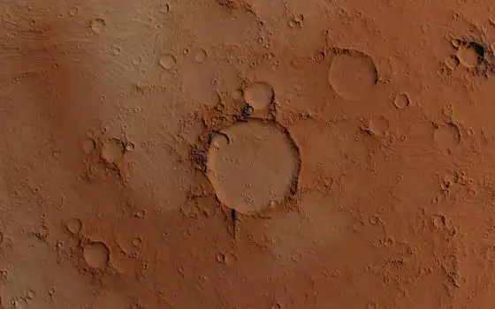 火星,表面,科学,插画,纹理,远处,星球,天空