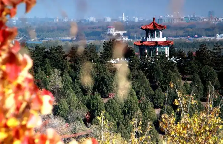 房山青龙湖森林公园的绚烂秋色