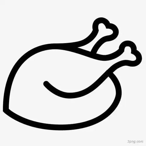 盘子里的烤鸡简笔画香喷喷的鸡肉简笔画四步画出烤整鸡简笔画图片怎么