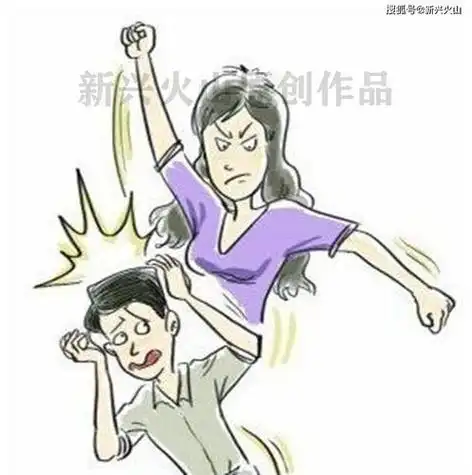 老婆揍老公的图片搞笑 - 蜡笔小新卡通头像!