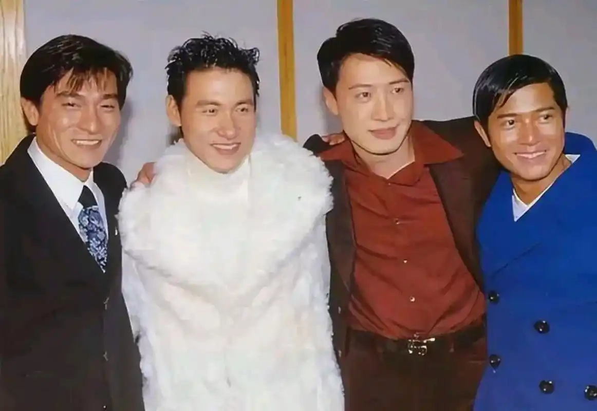 四大天王合影,还是黎明最帅!