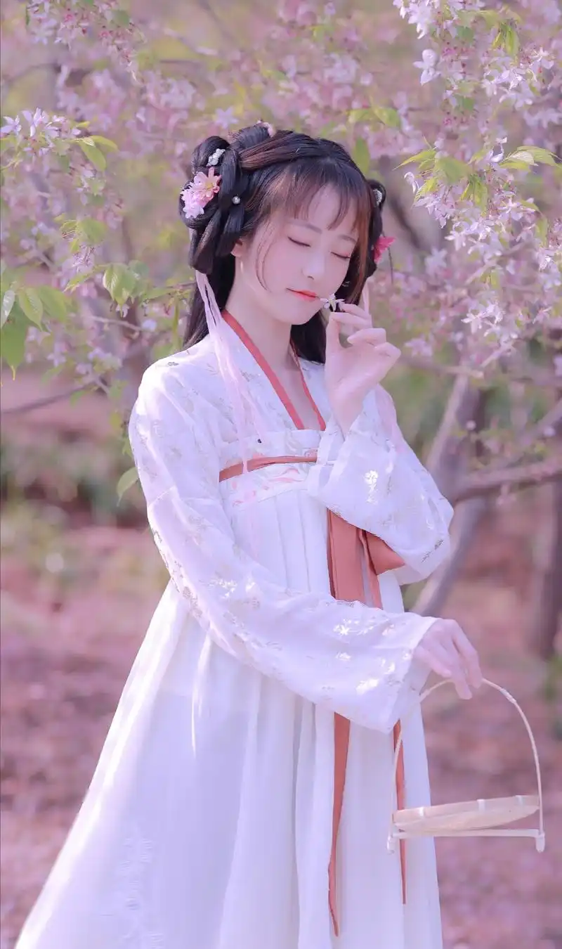 唯美古风,害羞的小姐姐