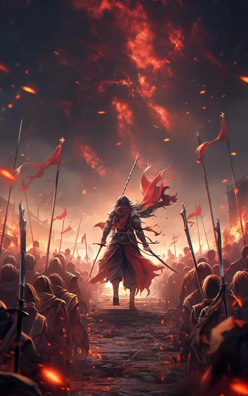 壮士十年战沙场,将军百战归西陵.#壁纸#战争#古风壁纸#手机 - 抖音