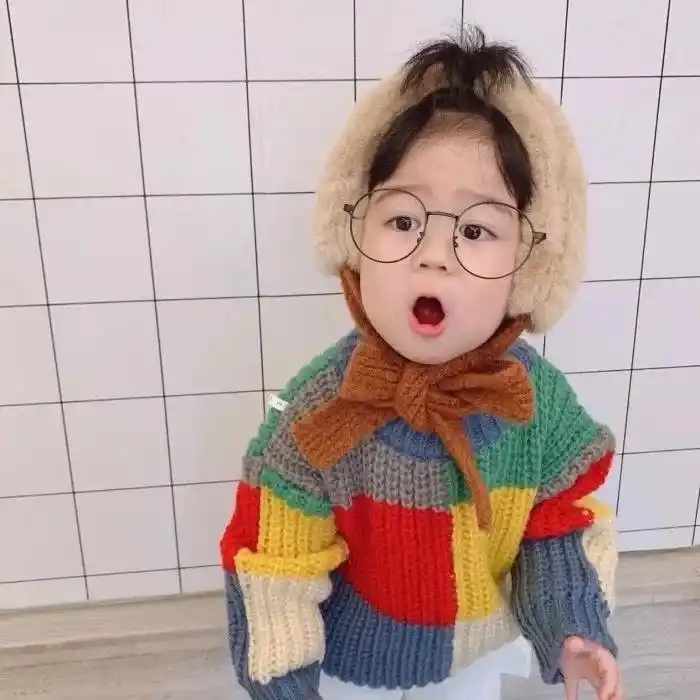 超火网红萌娃表情包微信头像—你什么时候才能主动对我说晚安呢