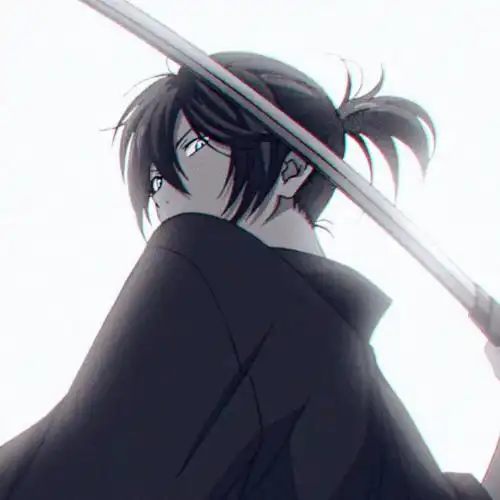 野良神绯夜斗情侣头像自截调色