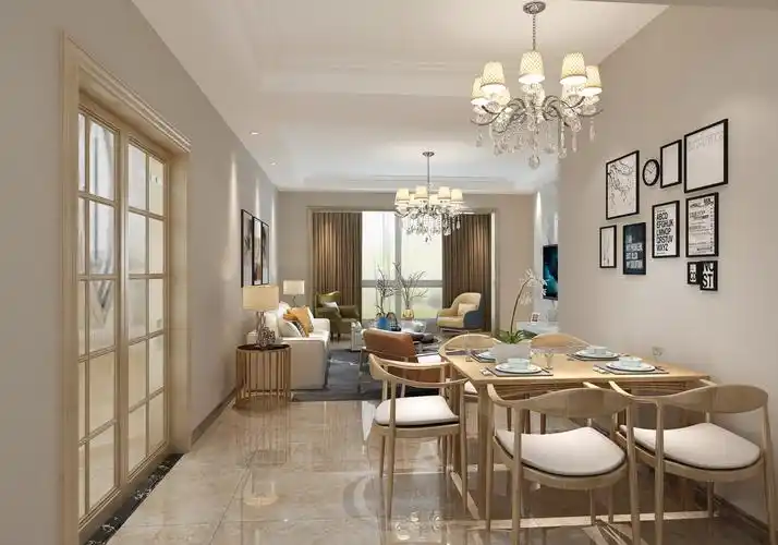 现代风格五室二厅装修设计效果图